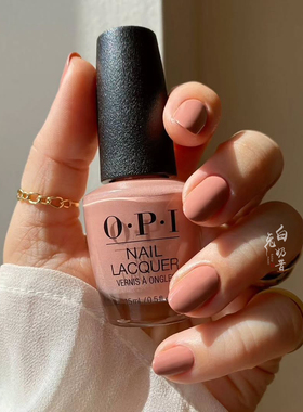 全年可以穿的牛奶蜜糖 白兔奶昔OPI指甲油经典裸粉色A15免烤快干