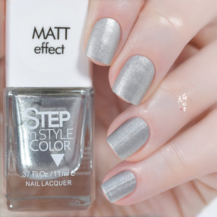 21free质感敲好哑光银俄罗斯dance legend指甲油STEP金属银圣诞银