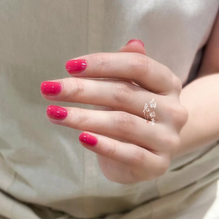 12free偏爱树莓白兔奶昔Lelmol水性持久指甲油夏日脚趾免烤快干