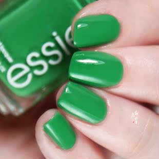 never 白兔奶昔ESSIE指甲油grass greener草绿色1778 绿 好显白