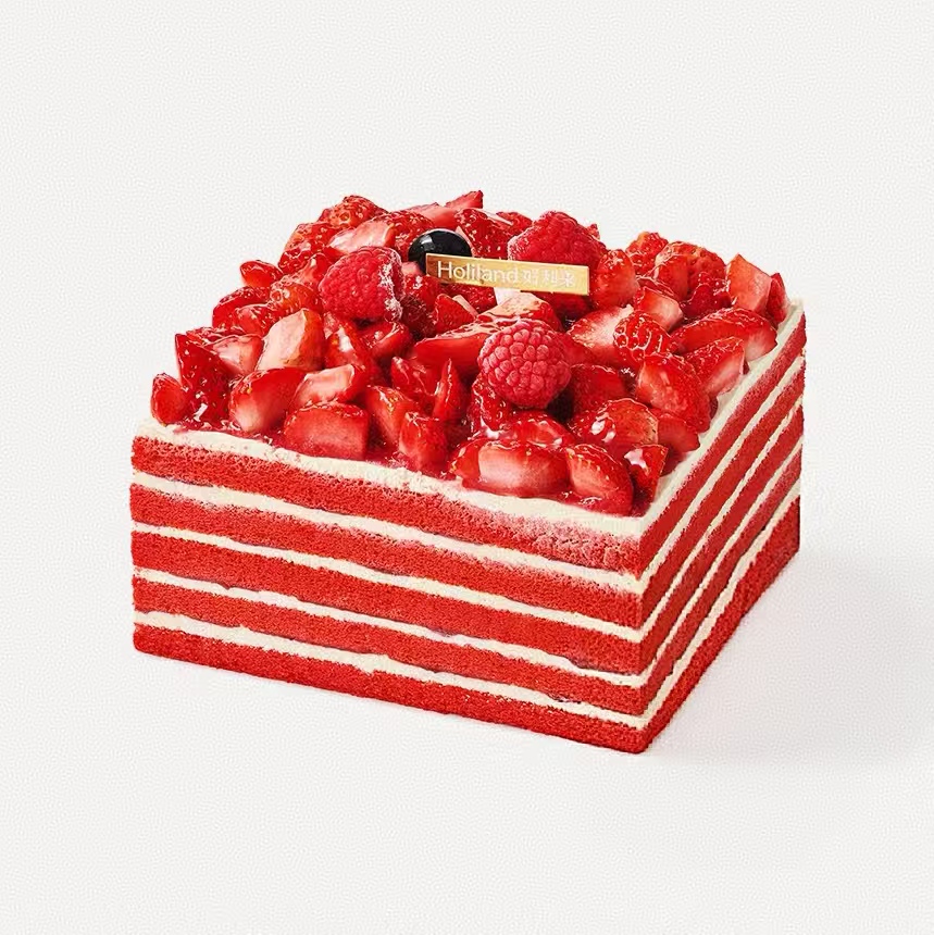 新款好利来生日蛋糕同城配送下午茶草莓北京上海杭州武汉沈阳长沙