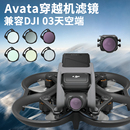 03天空端大疆avataNDUVo3滤镜横竖cpl可扣多云图传 穿越机适用DJI