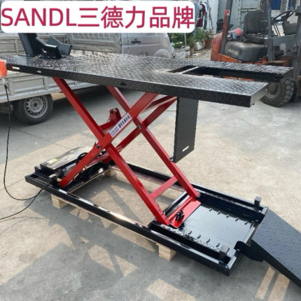摩托车升降机电动升降台修理工具举维修台修车架三德力