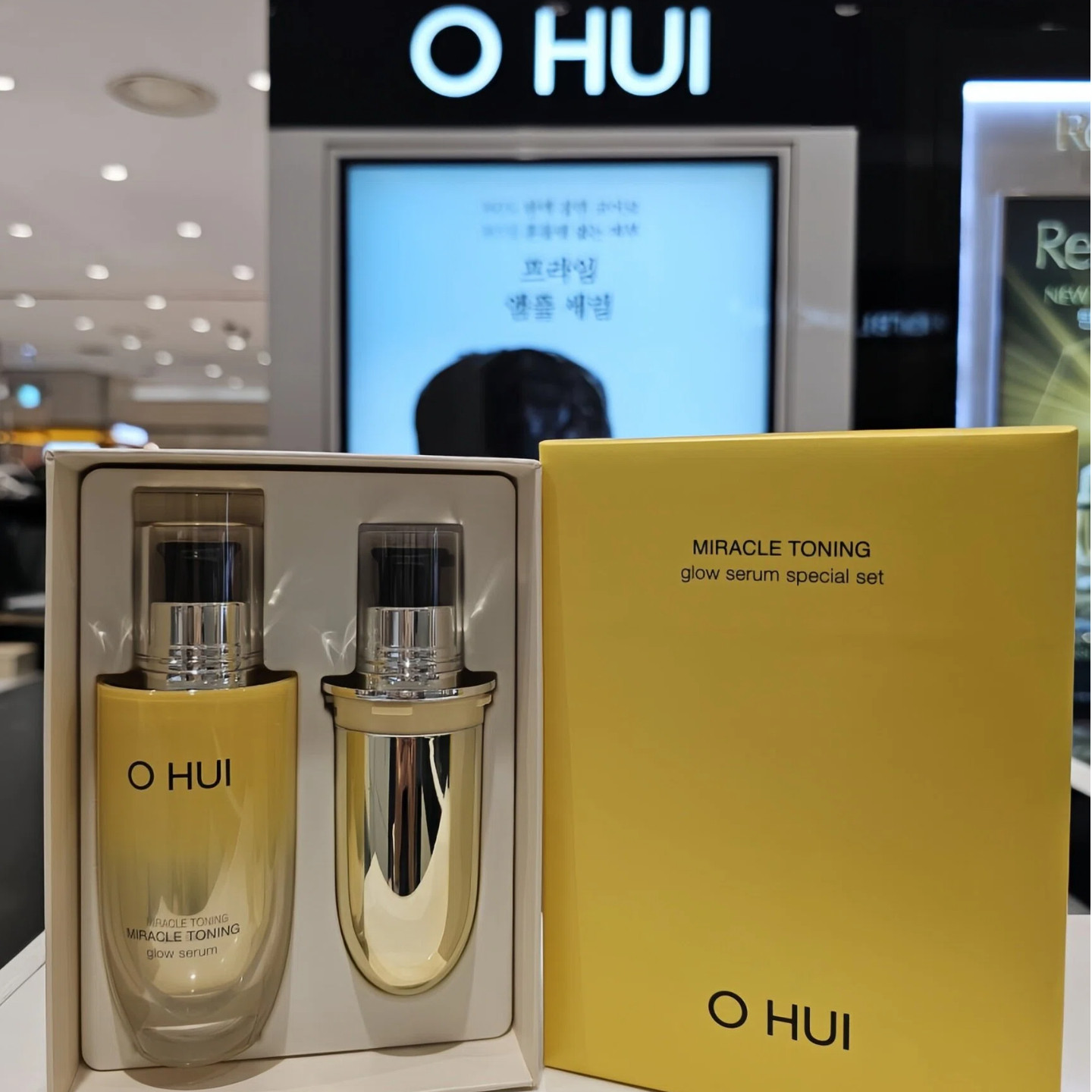 ohui欧蕙欧惠奇迹安瓶精华面霜清爽韩国本土专柜代购
