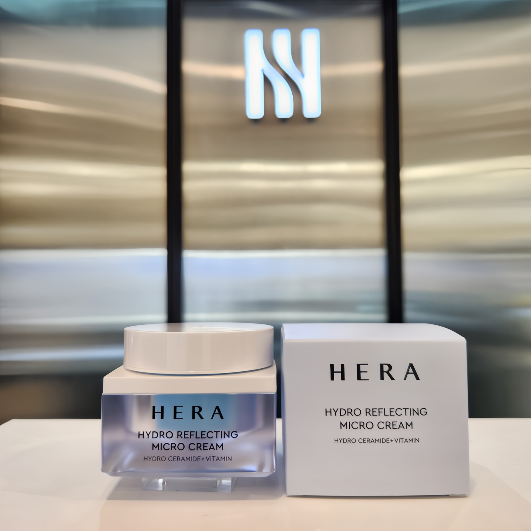 HERA赫妍水漾光彩玻尿酸微精华清爽面霜50ml韩国本土专柜正品代购
