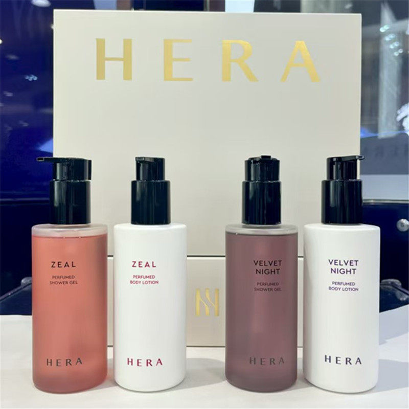 韩国沐浴露滋润赫妍身体乳玫瑰