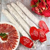 西班牙式 ARAUZO国产红牌懒猪萨拉米风干即食肉肠香肠酒店冷盘145g