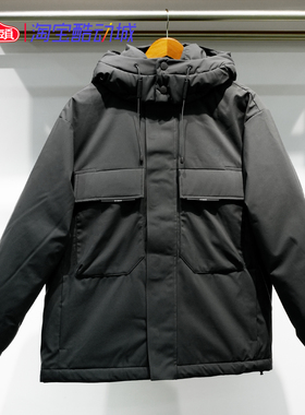 New Balance2025新款防风保暖羽绒服鸭绒舒适外套男AMJ54344-BLK