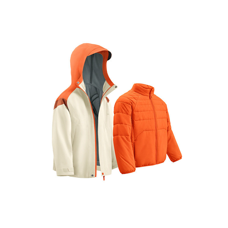 蕉下LS1912儿童气绒冲锋衣三合一秋冬防水防风保暖男女孩童外套