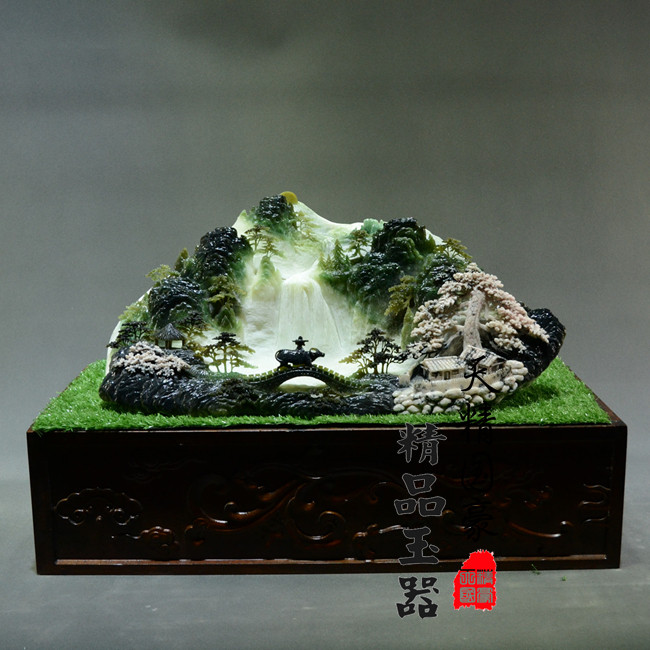 天精国豪新中式高档精品玉器摆件