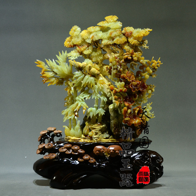 天精国豪新中式高档精品玉器摆件