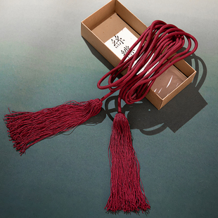 瞳莞宫绦现货夏季新款明制中国风汉服女配饰回龙须丝绦成人款