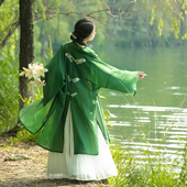 瞳莞汉服知渺直领直袖 柔软透气原创设计春秋精致高级百搭 对襟长衫