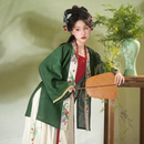 瞳莞原创蕉下客重工刺绣短衫/比甲/背心/吊带/百迭裙日常显瘦百搭