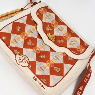 瞳莞原创汉服大明乾坤袋货郎包手提包小方包设计精致百搭趣味日常