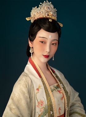 瞳莞汉服*宋制直领长褙子飞机袖短衫抹胸百迭裙*如梦令套装 夏季