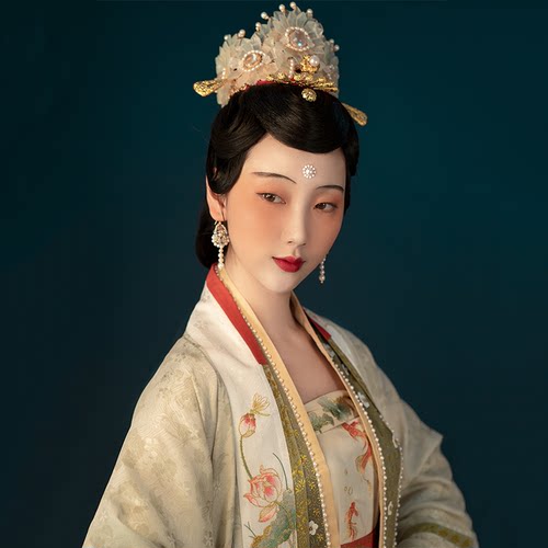 瞳莞汉服*宋制直领长褙子飞机袖短衫抹胸百迭裙*如梦令套装 夏季