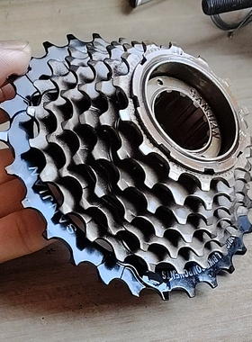 山地车旋式飞轮7速定位9速后齿轮27档变档塔轮8档响飞炸街旋飞