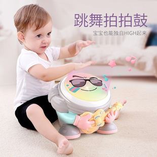 优乐恩宝宝音乐手拍鼓6 12个月1 3岁婴幼儿童玩具拍拍鼓