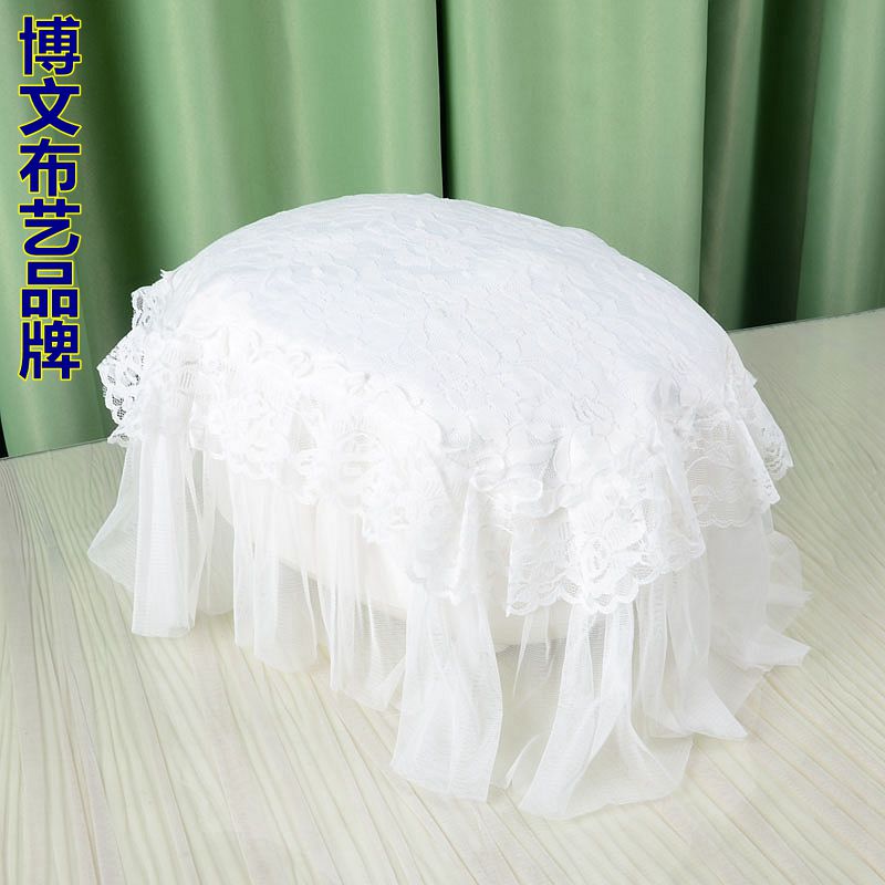 博文布艺品牌电饭锅罩椭圆电饭煲盖布小家电器纯白色防尘罩夏之恋
