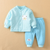 清仓冬季 宝宝加厚棉袄儿童纯棉棉衣 哈咪奇婴儿夹棉保暖棉衣套装