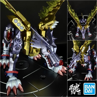 模动魂合金着色万代 数码宝贝 钢铁加鲁鲁兽 拼装 模型