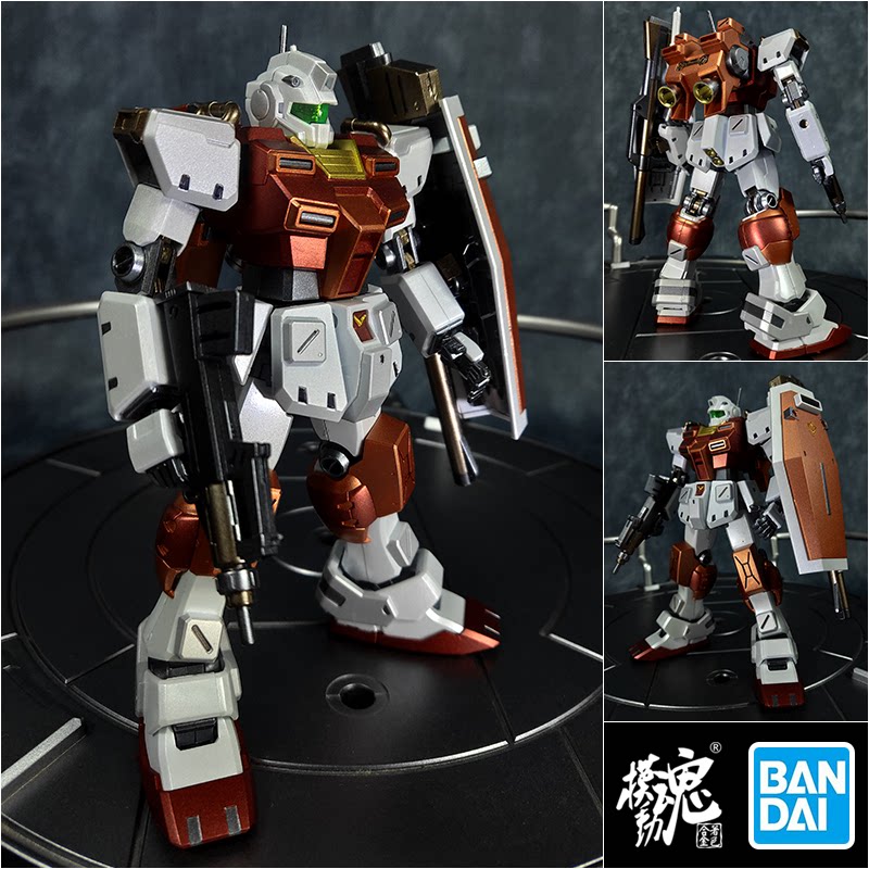 模动魂合金着色万代   hguc 067 rgm-79 gm 强力型吉姆 高达 模型