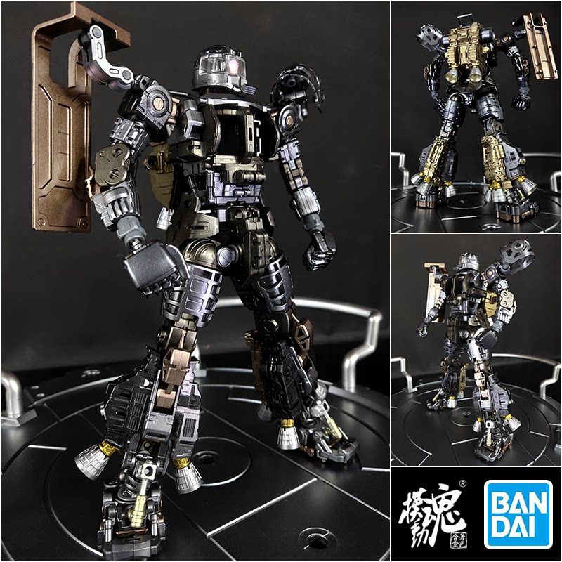 模动魂合金着色万代拼装模型1/100 mg103 黑三连星 高机动扎古ii