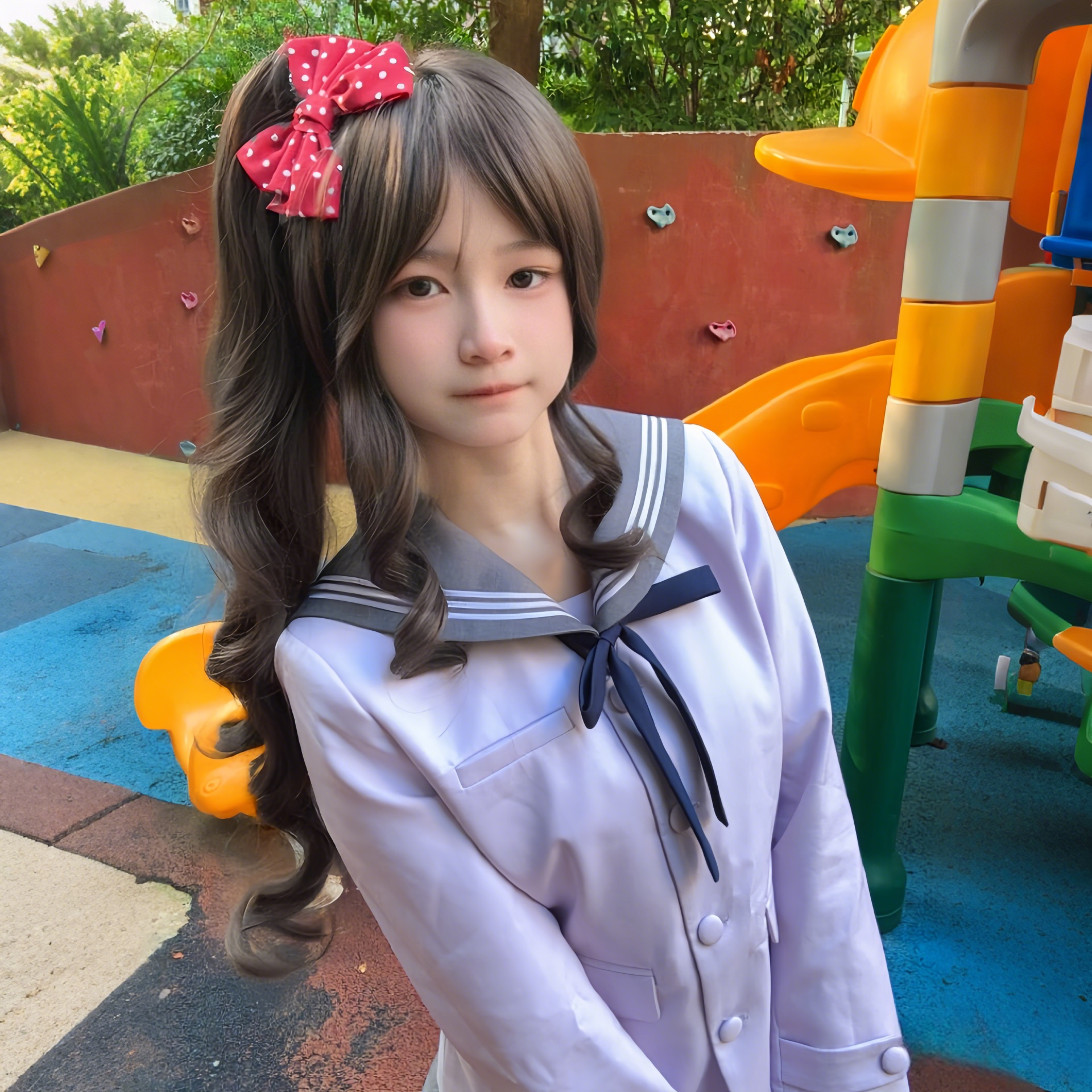 原创紫氤jk制服西装外套水手领图片