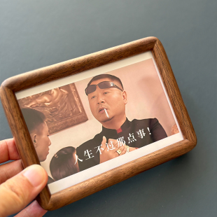 电视剧马大帅范德彪影视剧照黑胡桃木桌面摆件画框摆台创意礼物