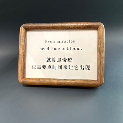 就算是奇迹也需要点时间来让它出现 桌面摆件高级感小众创意礼物