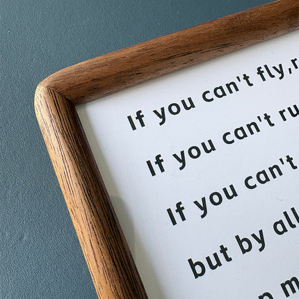 马丁・路德・金 名言“Keep Moving” 励志桌面实木摆件装饰品