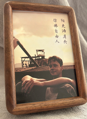 “肖申克的救赎”影视剧周边文创黑胡桃木摆件桌面摆台高级感