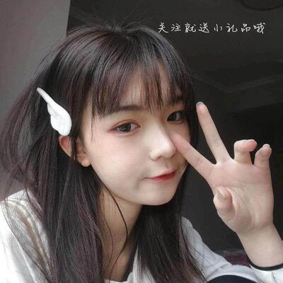 热销co同splay日系魔法少女小樱谢安然款毛绒天使小翅膀发夹头饰