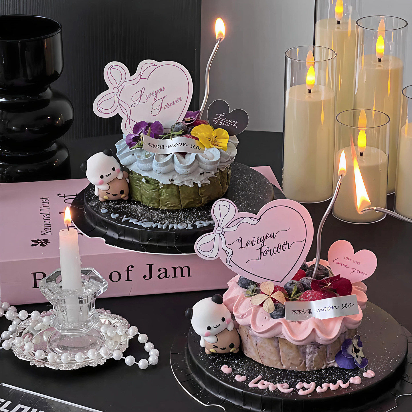 包邮网红2.14情人节蛋糕装饰摆件卡通一二布布蝴蝶结爱心卡片插件,节庆用品/礼品,蛋糕/烘焙装饰用品,淘宝优惠券,粉丝福利购,淘宝优惠卷