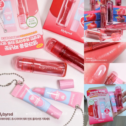 新品lilybyred 升级夏日2.0 果汁染唇唇釉滋润清透水光糖果唇釉