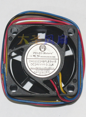 PELKO Motors D4020Z24BPLB3w-5 4020 24V 0.21A 散热风扇