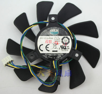 原装酷冷至尊FY09015H12LPA 12V 0.6A GTX460 560显卡风扇4线