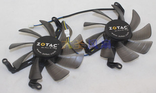 索泰 GTX760 霹雳版 HA 显卡风扇 T129215SU 12V 0.50A
