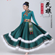 新款 全套女上衣半身裙藏舞舞蹈服藏服裙子 藏族舞蹈演出服装