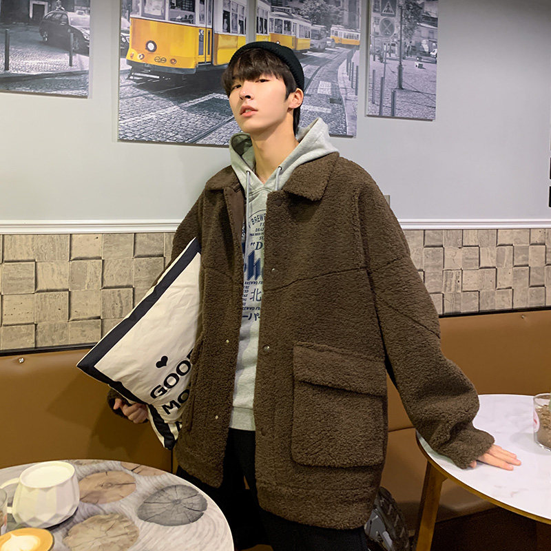 B239-Y7727-p128｛限价158｝羊羔毛加厚外套棉衣男宽松棉衣,男装棉衣,星座514-2(原B239)