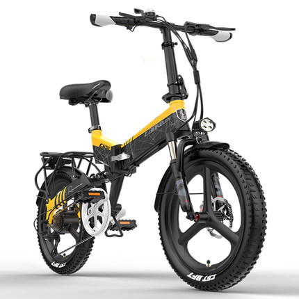 LANKELEISI蓝克雷斯G650电动自行车折叠助力自行车高品质出口欧美