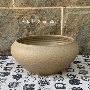景德镇陶泥素烧多肉花盆（2）