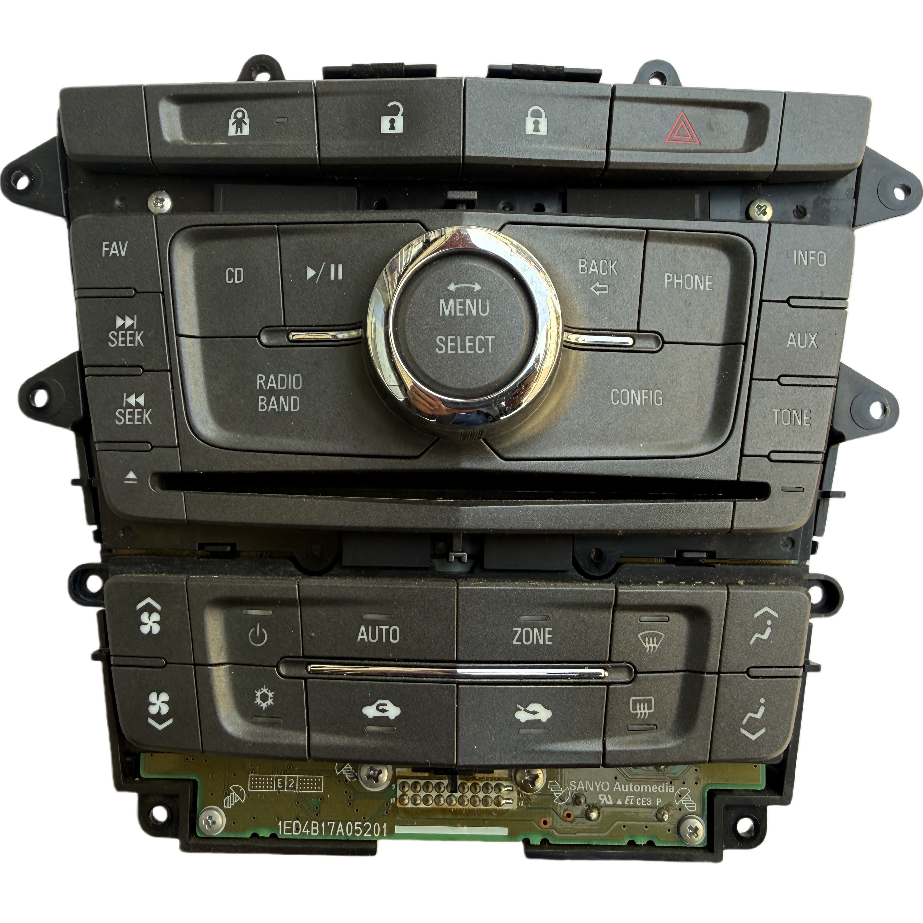 凯迪拉克SRX音响控制面板多媒体按键面板车载自动空调控制面板