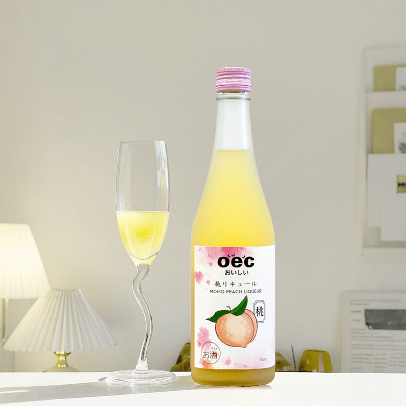 日本OEC果味利口酒饱满甘甜多汁柚子荔枝蜜桃芒果清酒平田酒造