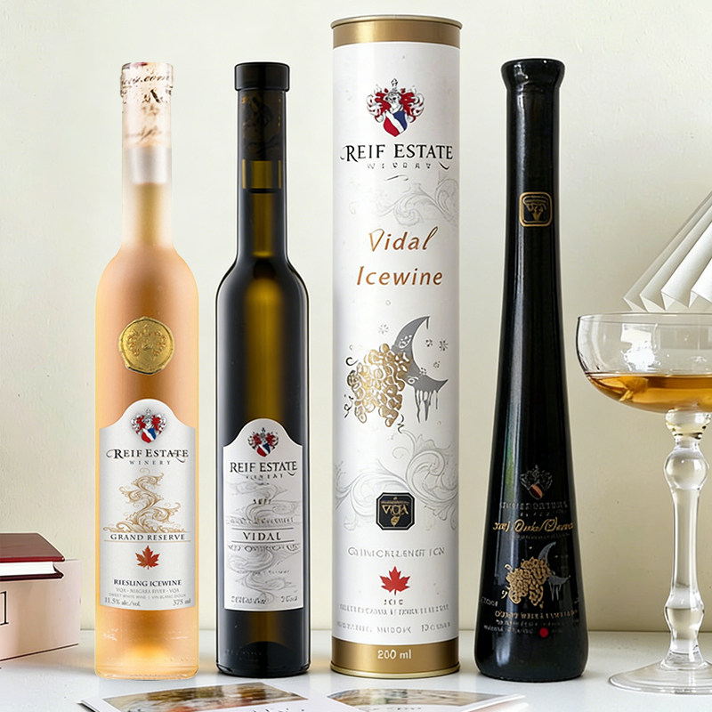 96分#加拿大原瓶进口年度酒庄瑞芙 Reif维代尔 冰酒 200ml 礼盒装