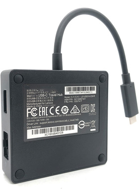 适用于USB-C便携式端口扩展器坞4X90M60793 03X7417 RTL8153B