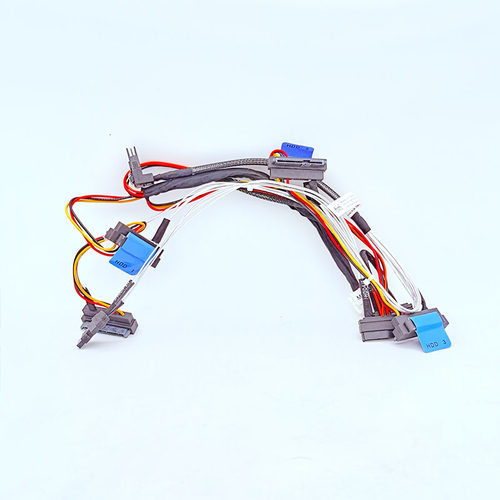SFF-8087转84821转4硬盘SAS直通