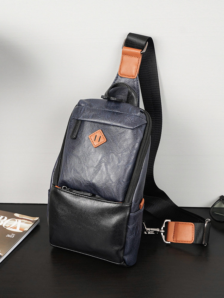 潮牌时尚男士小胸包 街头户外小包男士单肩包斜挎包新款男包2025,箱包皮具/热销女包/男包,男士包袋,淘宝优惠券,粉丝福利购,淘宝优惠卷