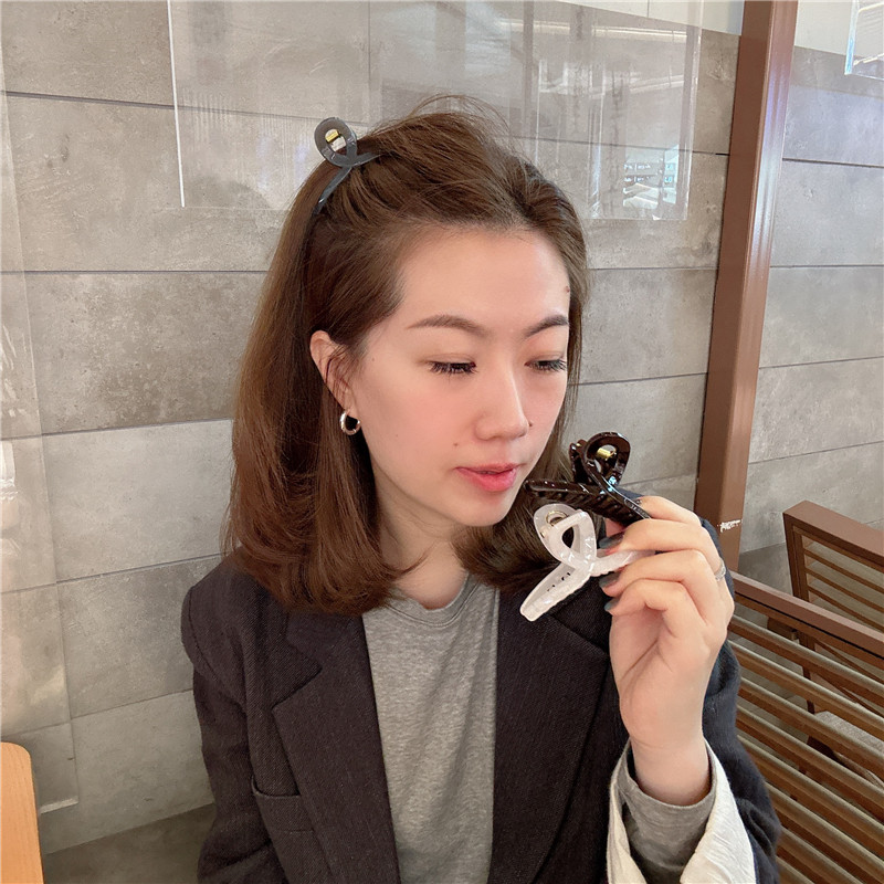东大门同款少女糖果彩色刘海抓夹ins网红盘发抓日韩百搭发夹边夹